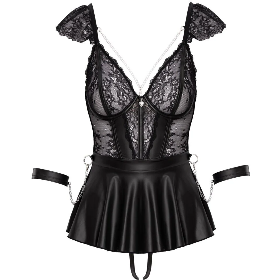 Cottelli Bondage 3-piece Lingerie Set - Image 6