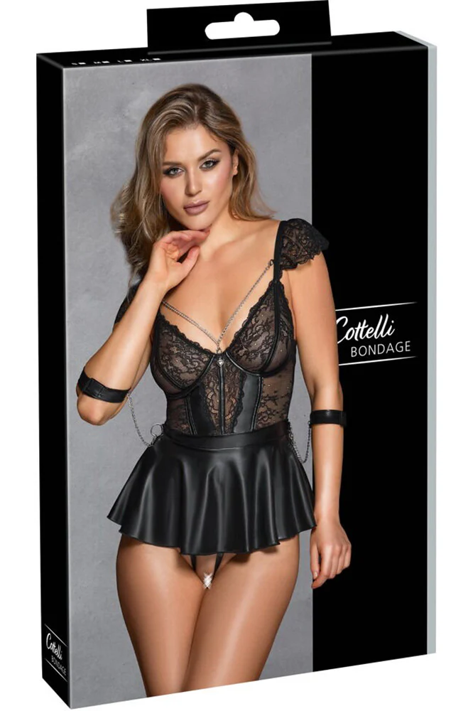 Cottelli Bondage 3-piece Lingerie Set - Image 8