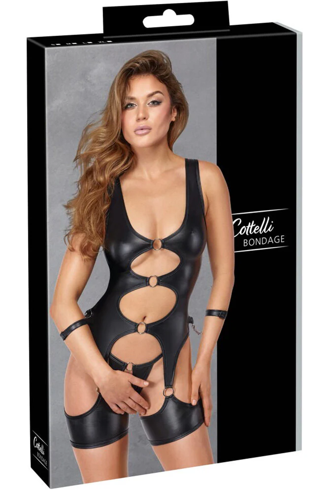 Cottelli Bondage Basque Set - Image 9