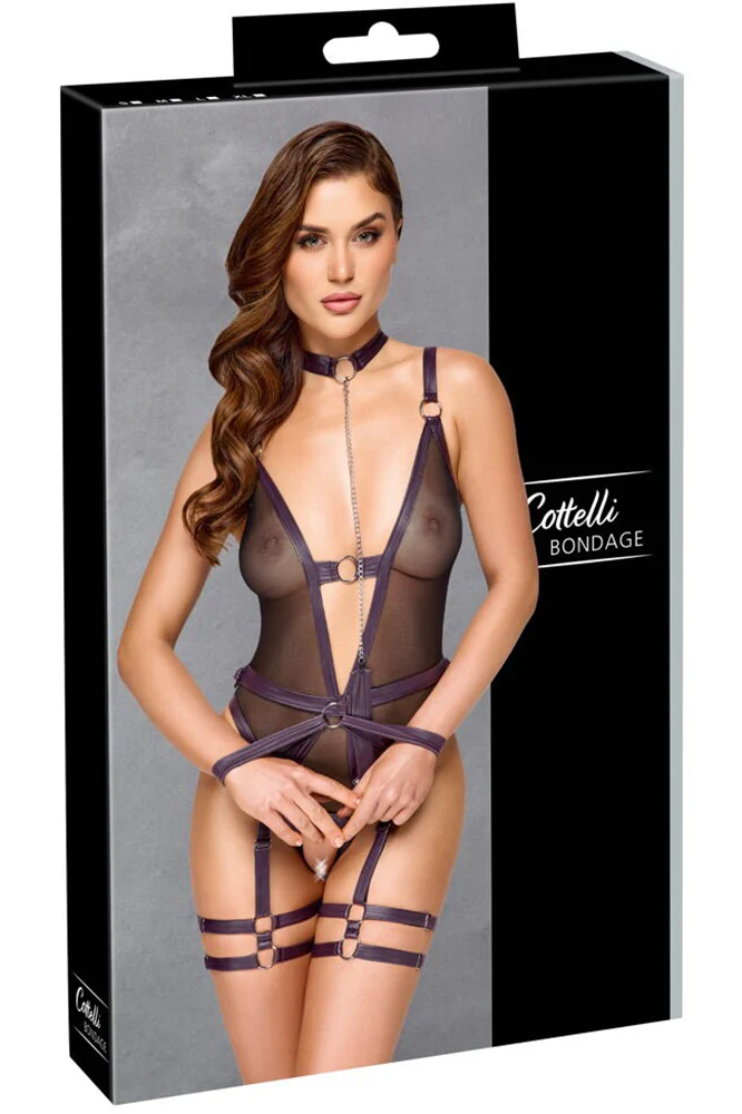 Cottelli Bondage Harness Body - Image 13
