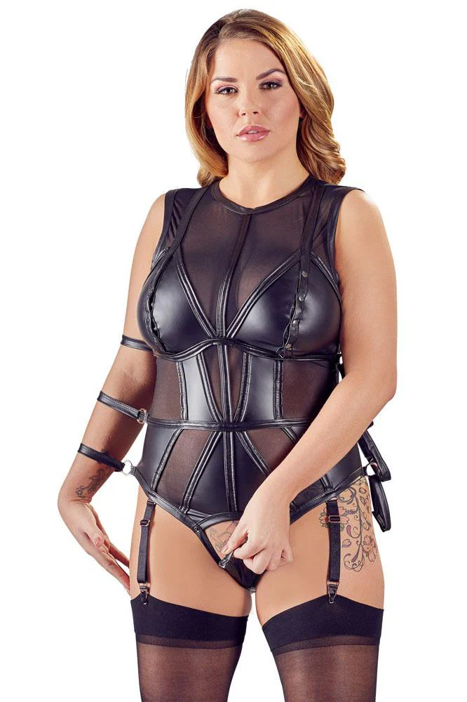 Cottelli Bondage Plus Size Body (2XL, 3XL, 4XL) - Image 6
