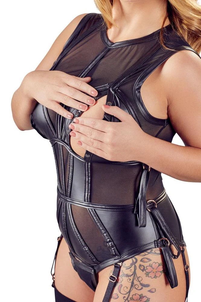 Cottelli Bondage Plus Size Body (2XL, 3XL, 4XL) - Image 7