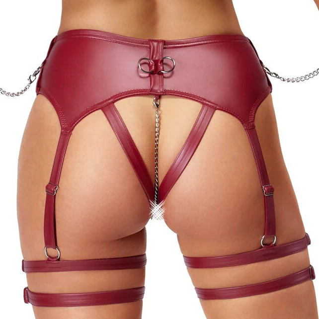 Cottelli Bondage Red Lingerie Set - Image 9