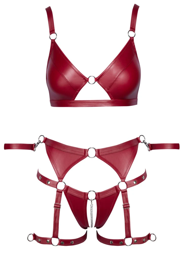 Cottelli Bondage Red Set (L. XL) - Image 10