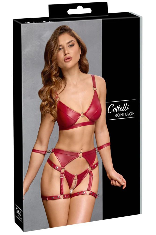 Cottelli Bondage Red Set (L. XL) - Image 12