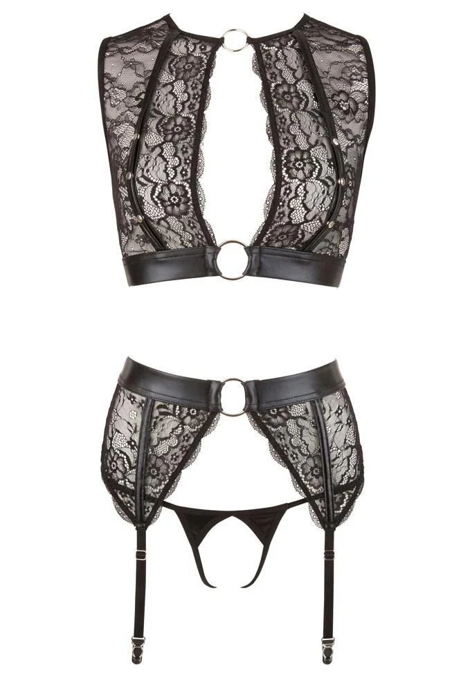 Cottelli Bondage Suspender Set - Image 6