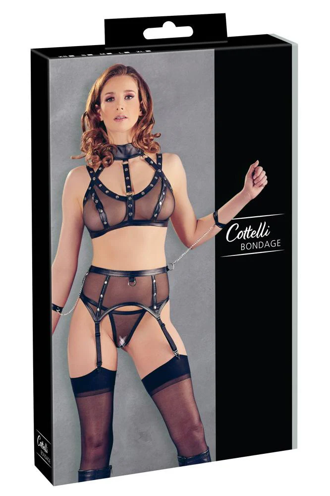 Cottelli Bondage Suspender Set - Image 8