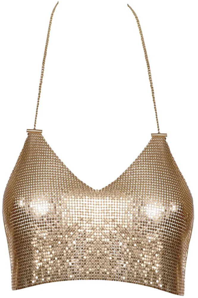 Cottelli Gold Shimmering Metal Top - Image 5