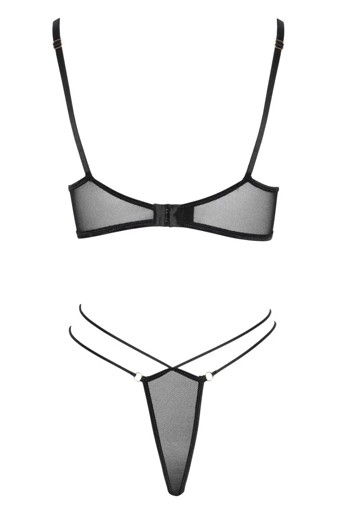Cottelli Lingerie Bra and Rio String Set - Image 5