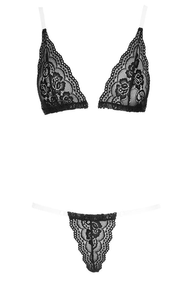 Cottelli Lingerie Bra and String (M, L) - Image 6