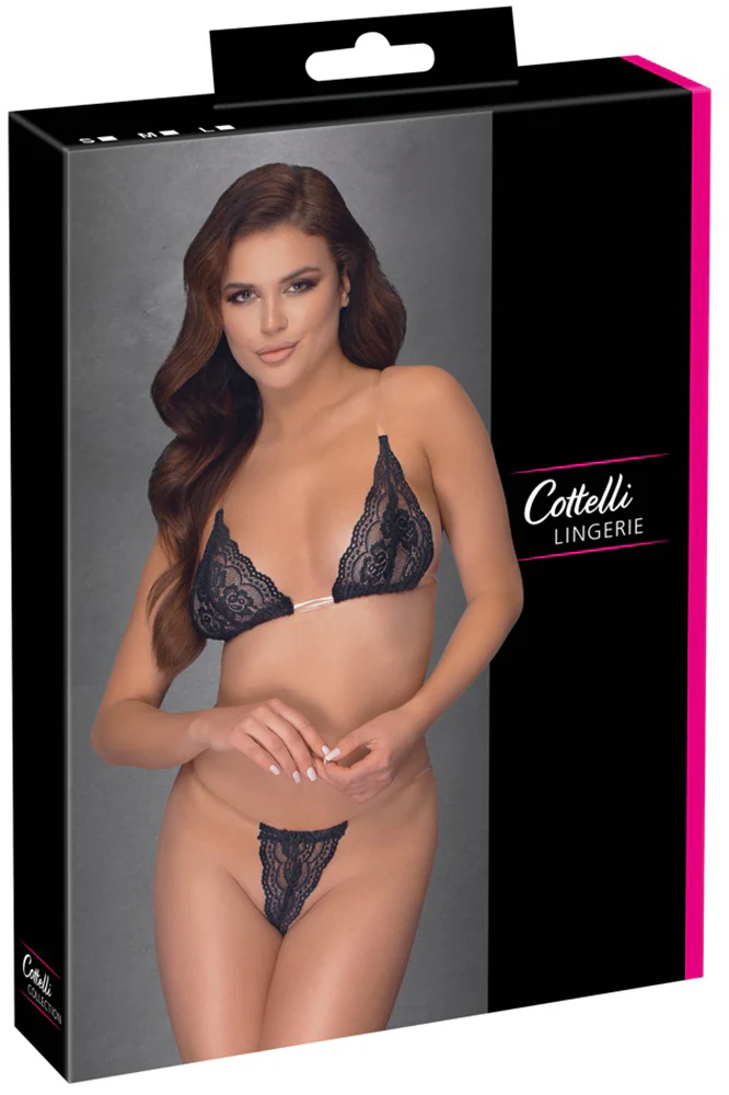 Cottelli Lingerie Bra and String (M, L) - Image 8