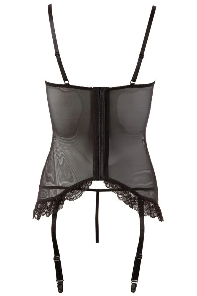 Cottelli Lingerie Cami Suspender Set (M) - Image 5