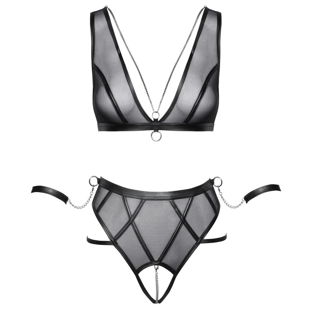 Cottelli Lingerie Harness Lingerie Set - Image 10