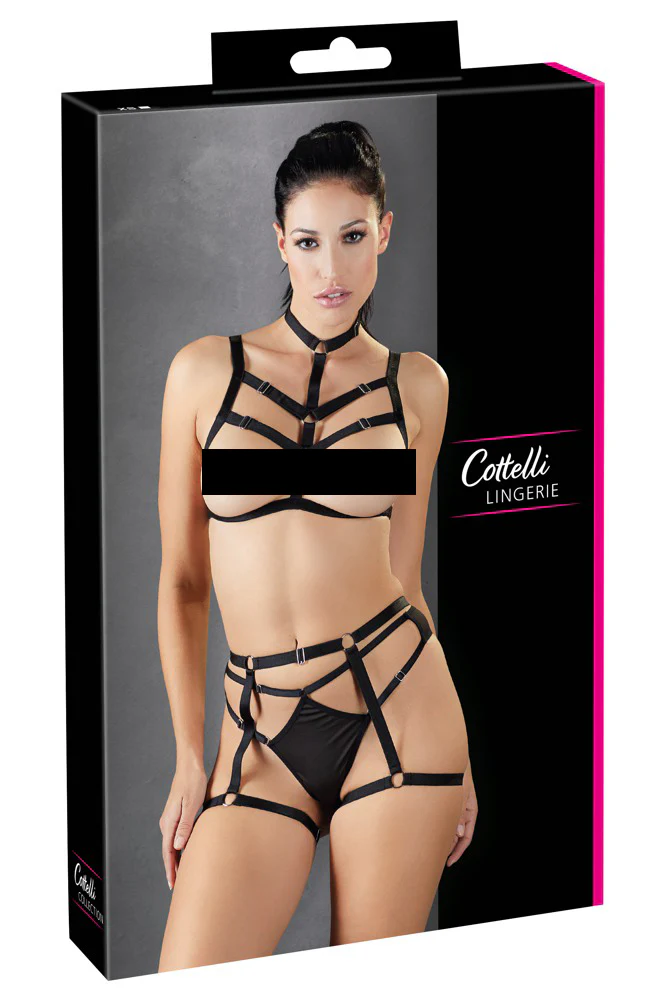 Cottelli Lingerie Harness Set - Image 6