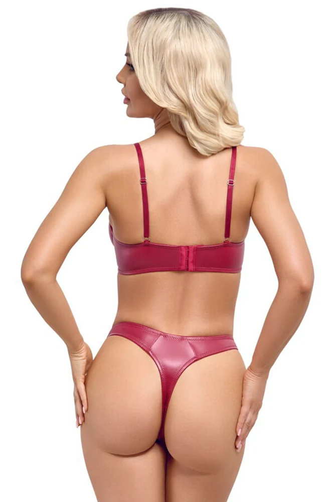 Cottelli Lingerie Red Bra Set - Image 4