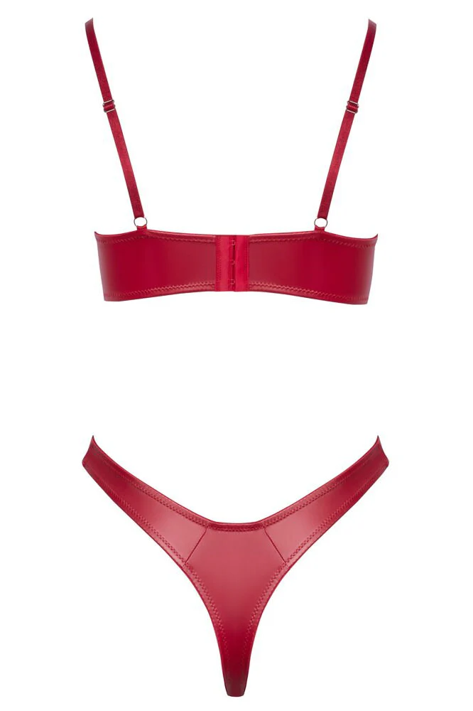 Cottelli Lingerie Red Bra Set - Image 7