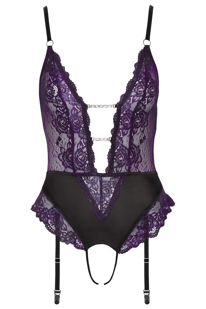 Cottelli Lingerie Super Seductive Purple Body - Image 9