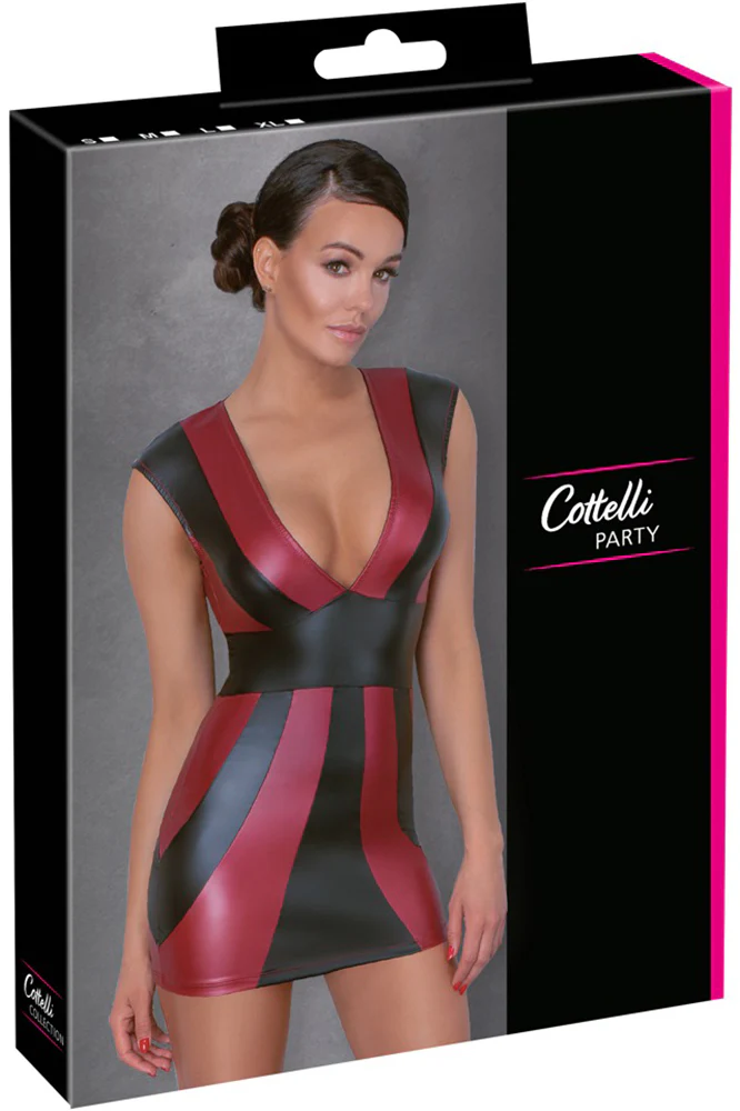 Cottelli Party Black Red Dress - Image 9