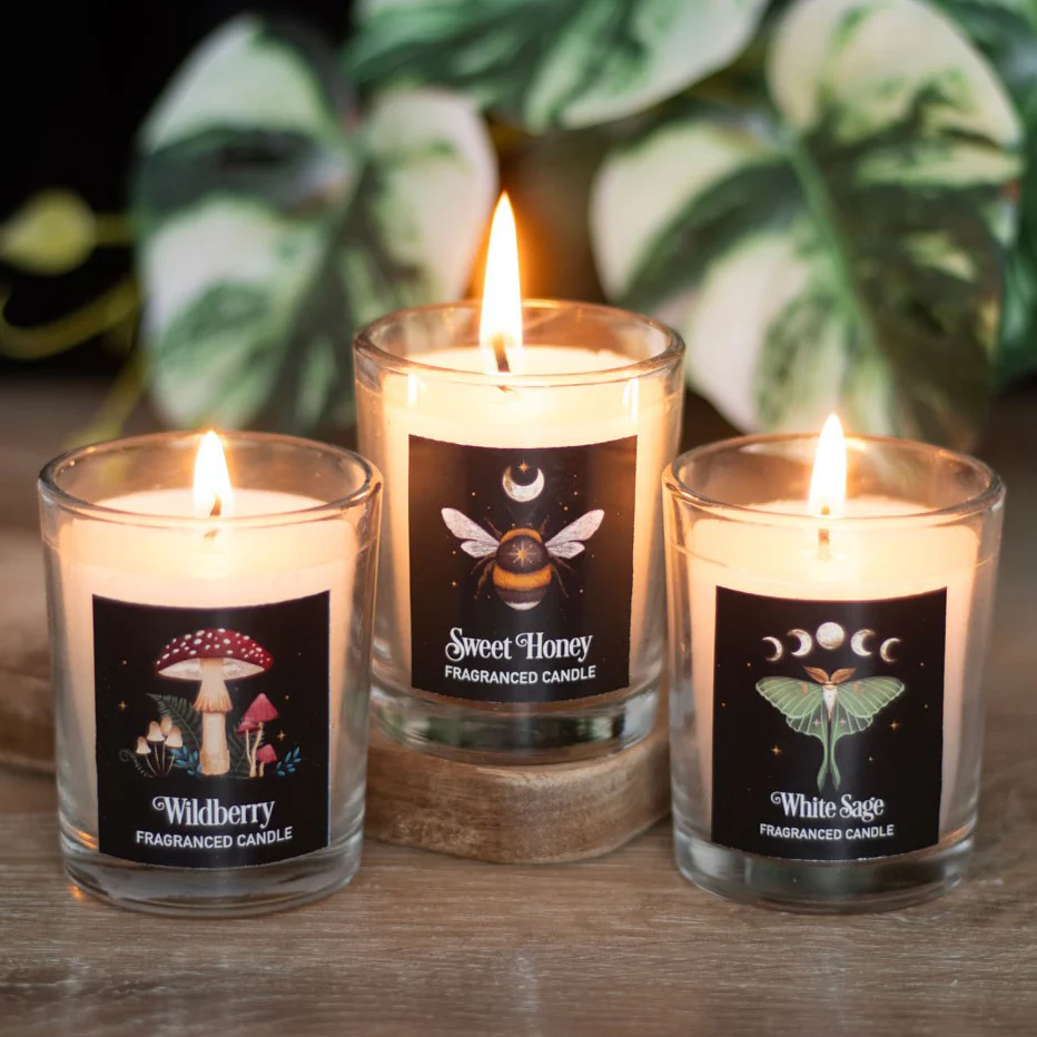 Dark Forest Votive Candle Trio - Image 4