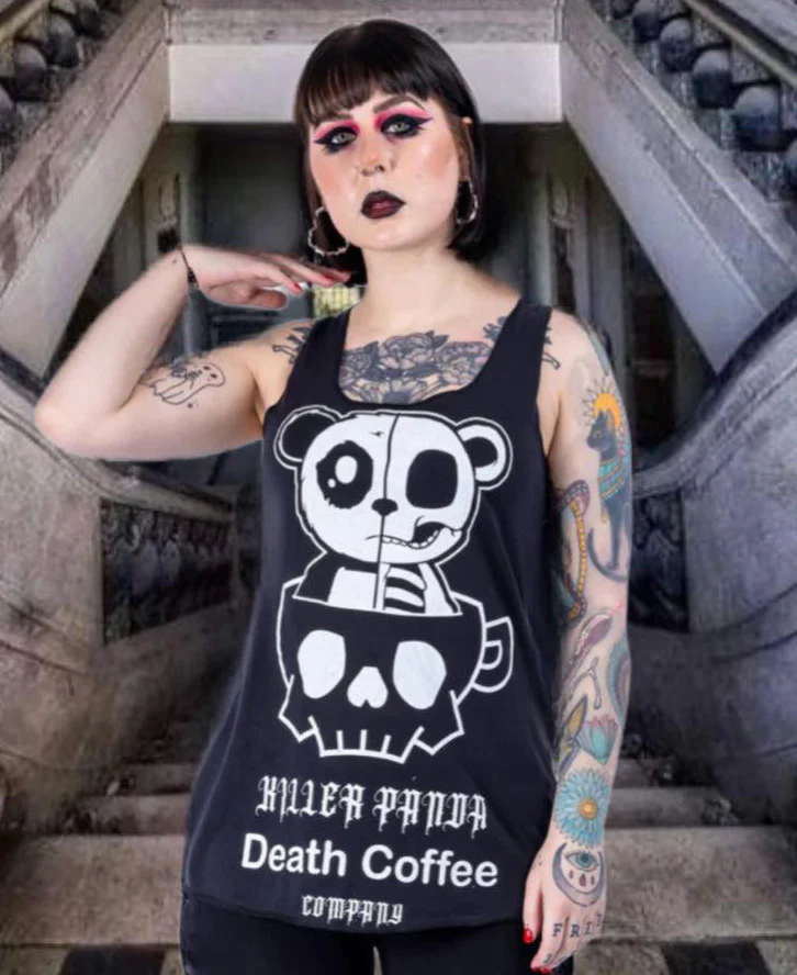 Killer Panda Death Coffee Vest - Image 2