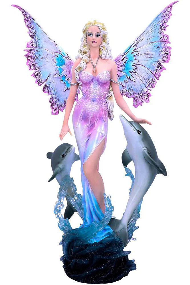 Delphinia Fairy and Dolphin Figurine