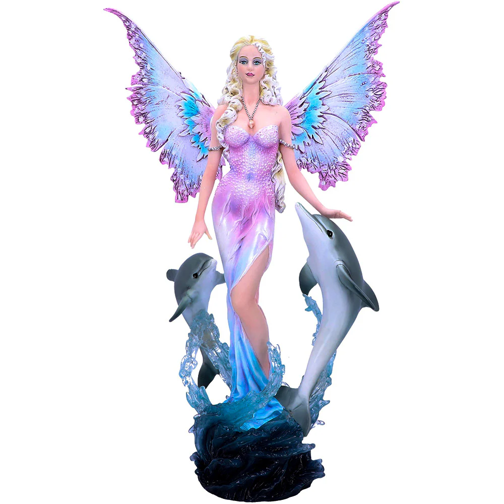 Delphinia Fairy and Dolphin Figurine - Image 5