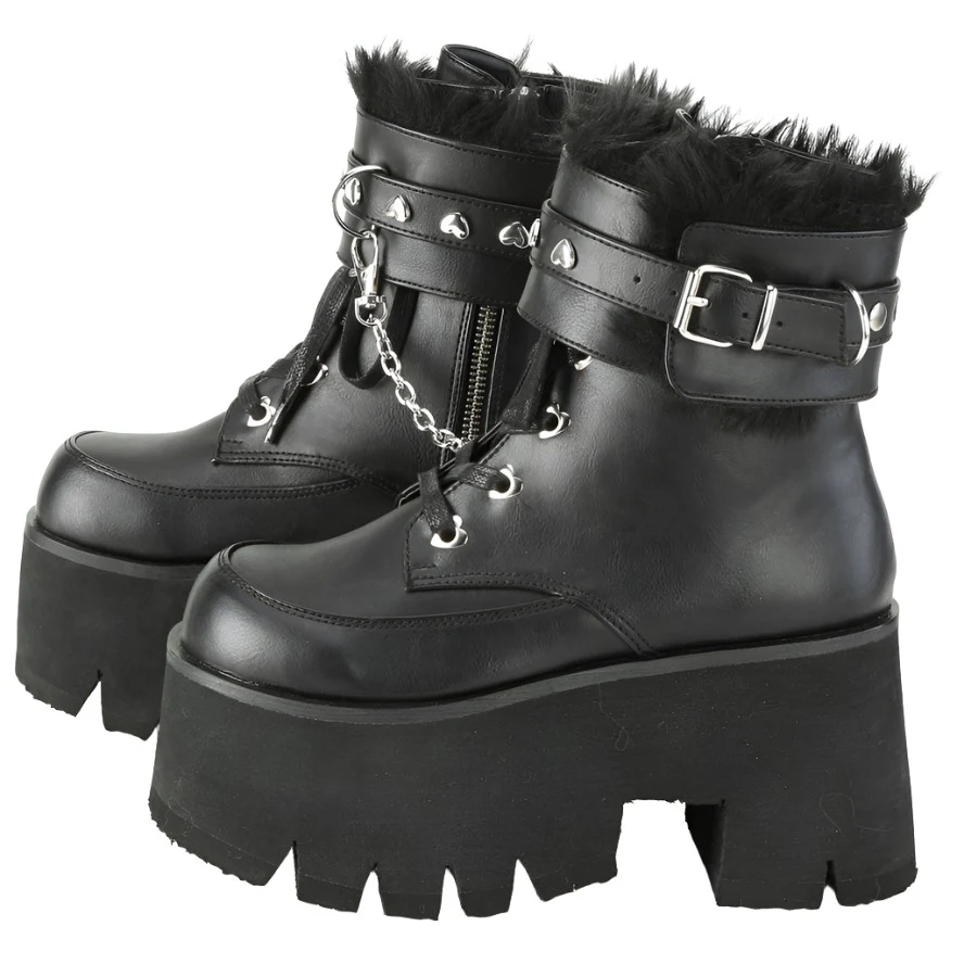 DemoniaCult ASHES 57 Boots Black (UK3, 7, 8) - Image 4