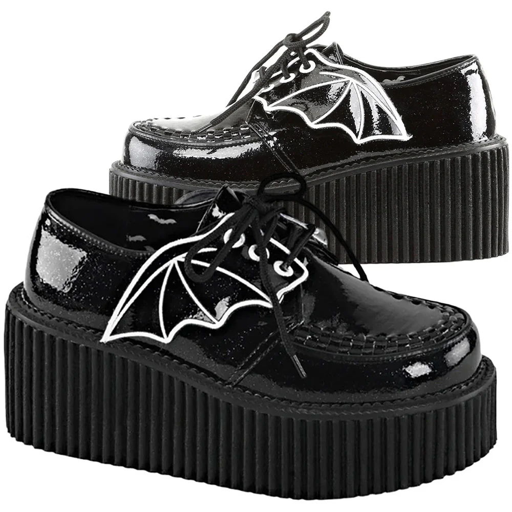 DemoniaCult CREEPER-205 Shoes Glitter (UK3, 4, 7, 8) - Image 7