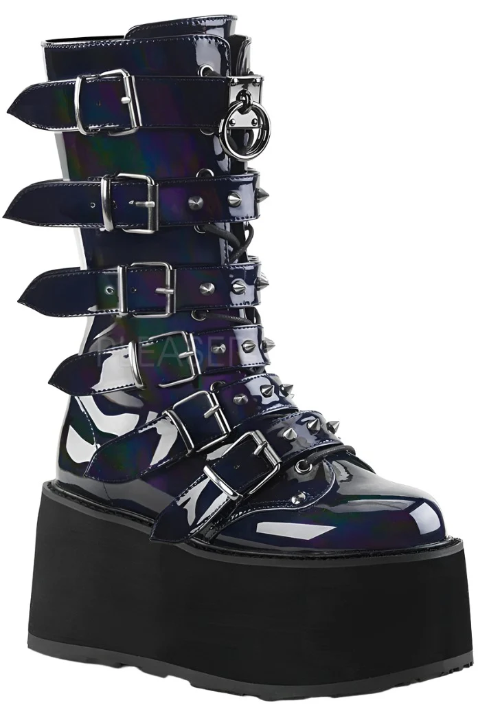 DemoniaCult DAMNED 225 Boots Hologram (UK3, 4, 5, 8, 9) - Image 3