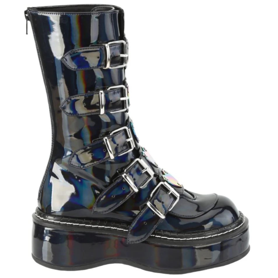 DemoniaCult EMILY-330 Hologram Boots (UK4, 7, 8) - Image 4