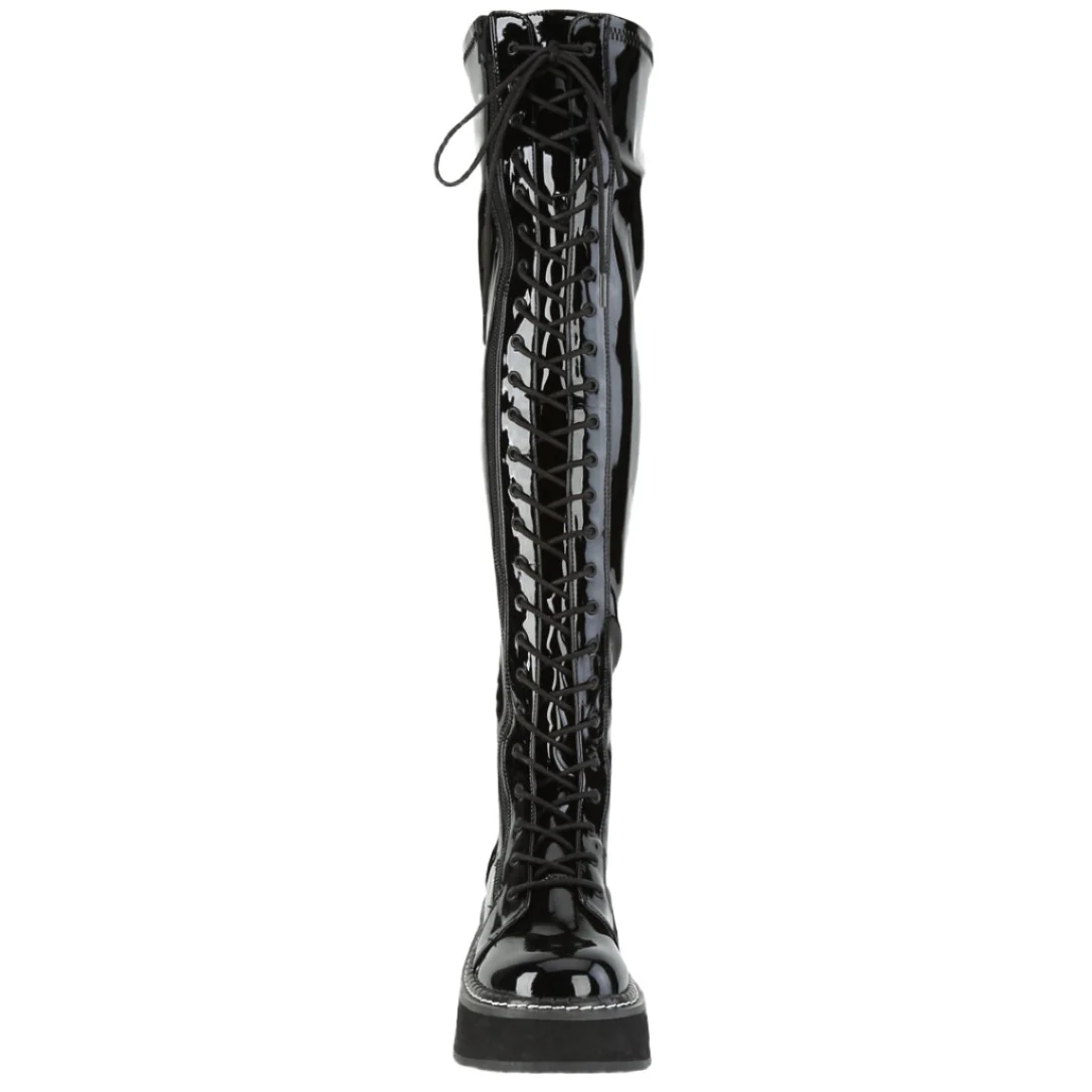 DemoniaCult EMILY 375 Boots Patent (UK6) - Image 5