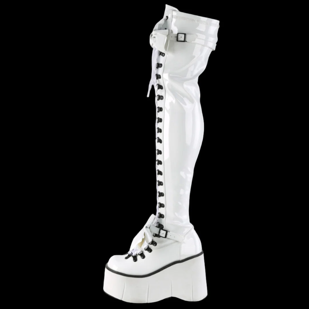 DemoniaCult KERA 303 White Boots (UK6) - Image 3