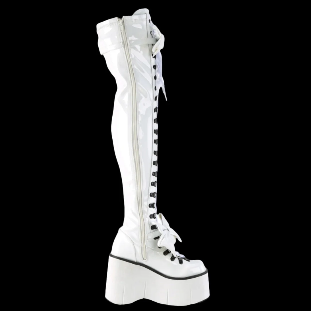 DemoniaCult KERA 303 White Boots (UK6) - Image 4