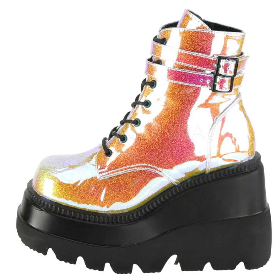 DemoniaCult SHAKER-52 Boots Pink (UK5, 7) - Image 4