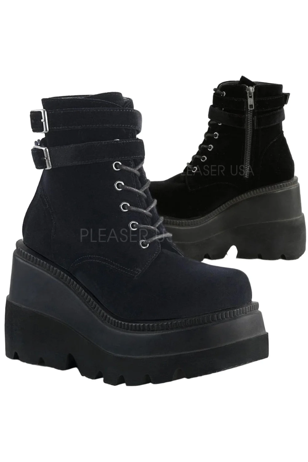 DemoniaCult SHAKER 52 Boots Velvet