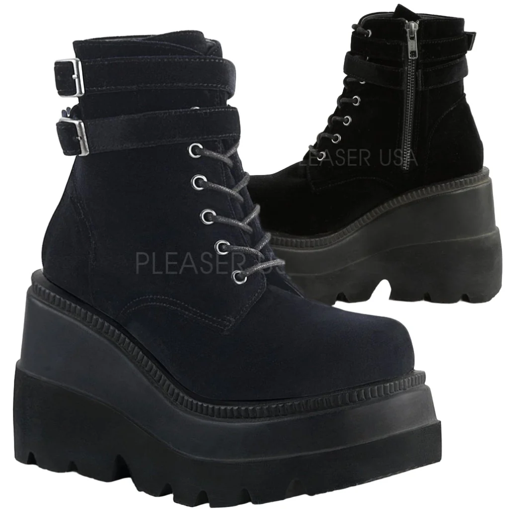 DemoniaCult SHAKER 52 Boots Velvet - Image 7