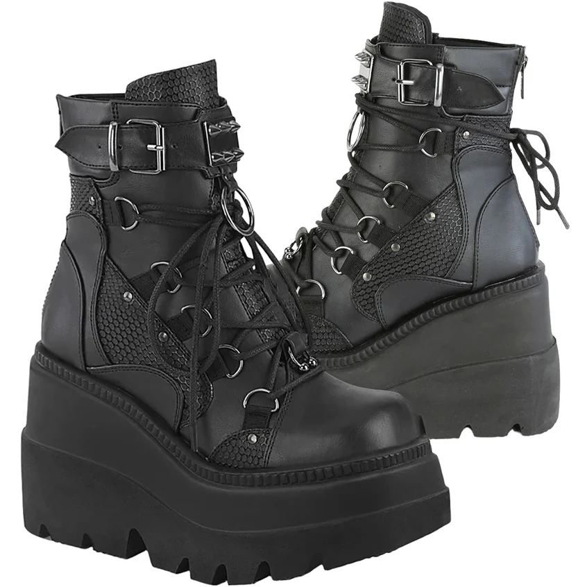 DemoniaCult Shaker 60 Boots Black (UK5, 7, 8) - Image 7
