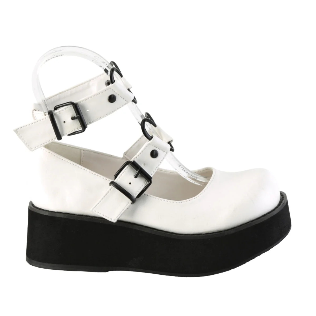 DemoniaCult SPRITE 02 White Shoes (UK6) - Image 4