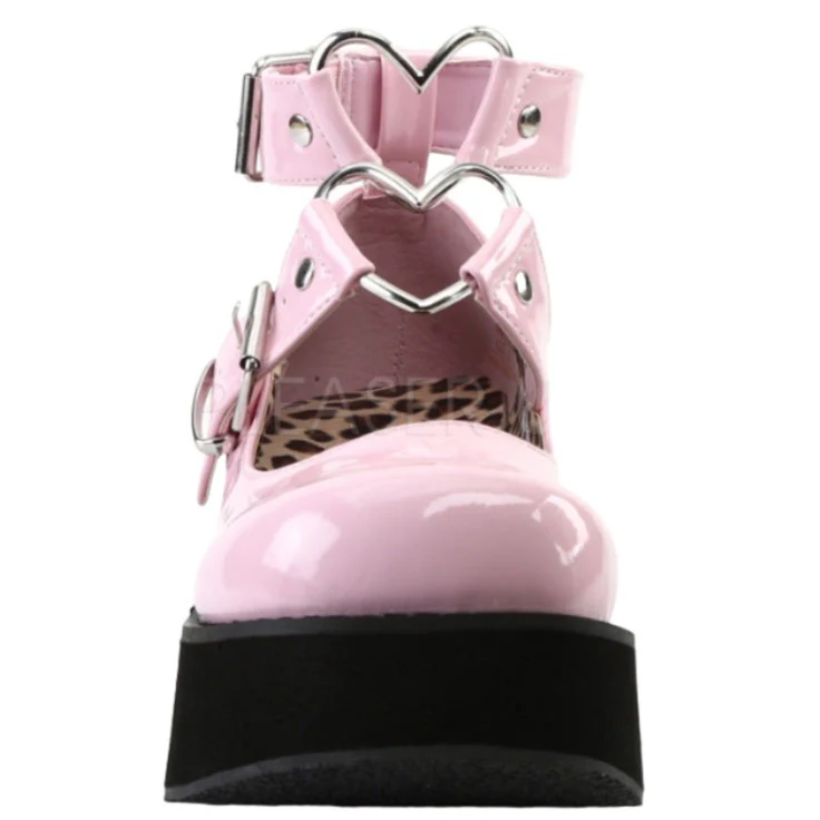 DemoniaCult SPRITE 02 Shoes Pink (UK3, 4, 5, 8, 9) - Image 3