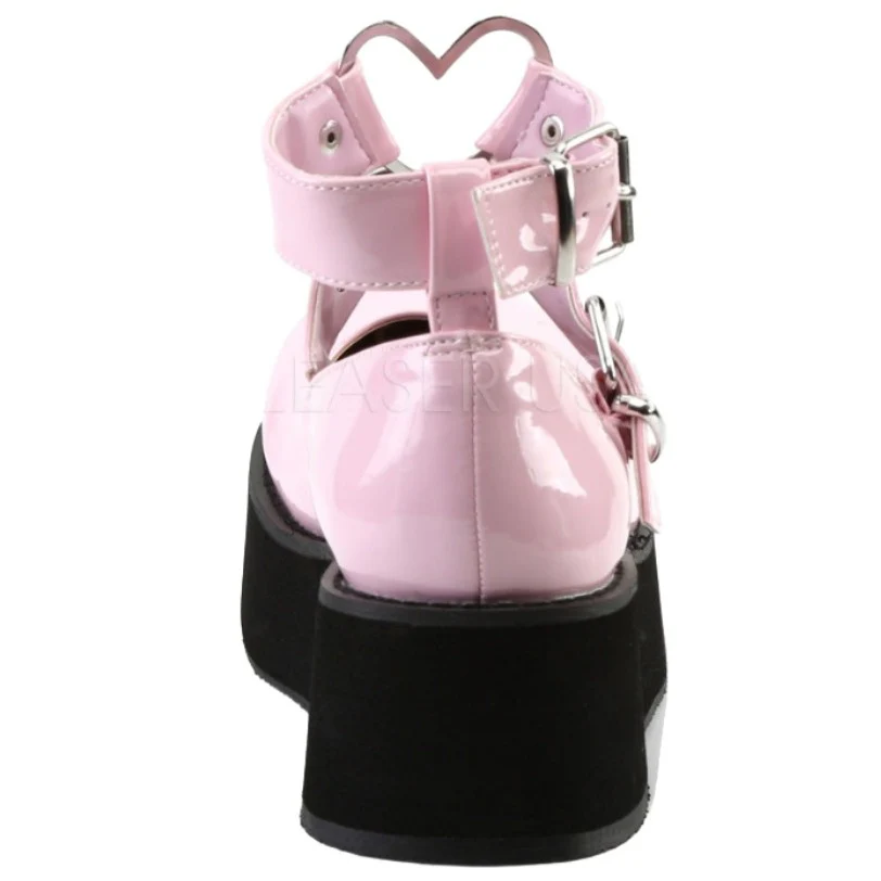 DemoniaCult SPRITE 02 Shoes Pink (UK3, 4, 5, 8, 9) - Image 5