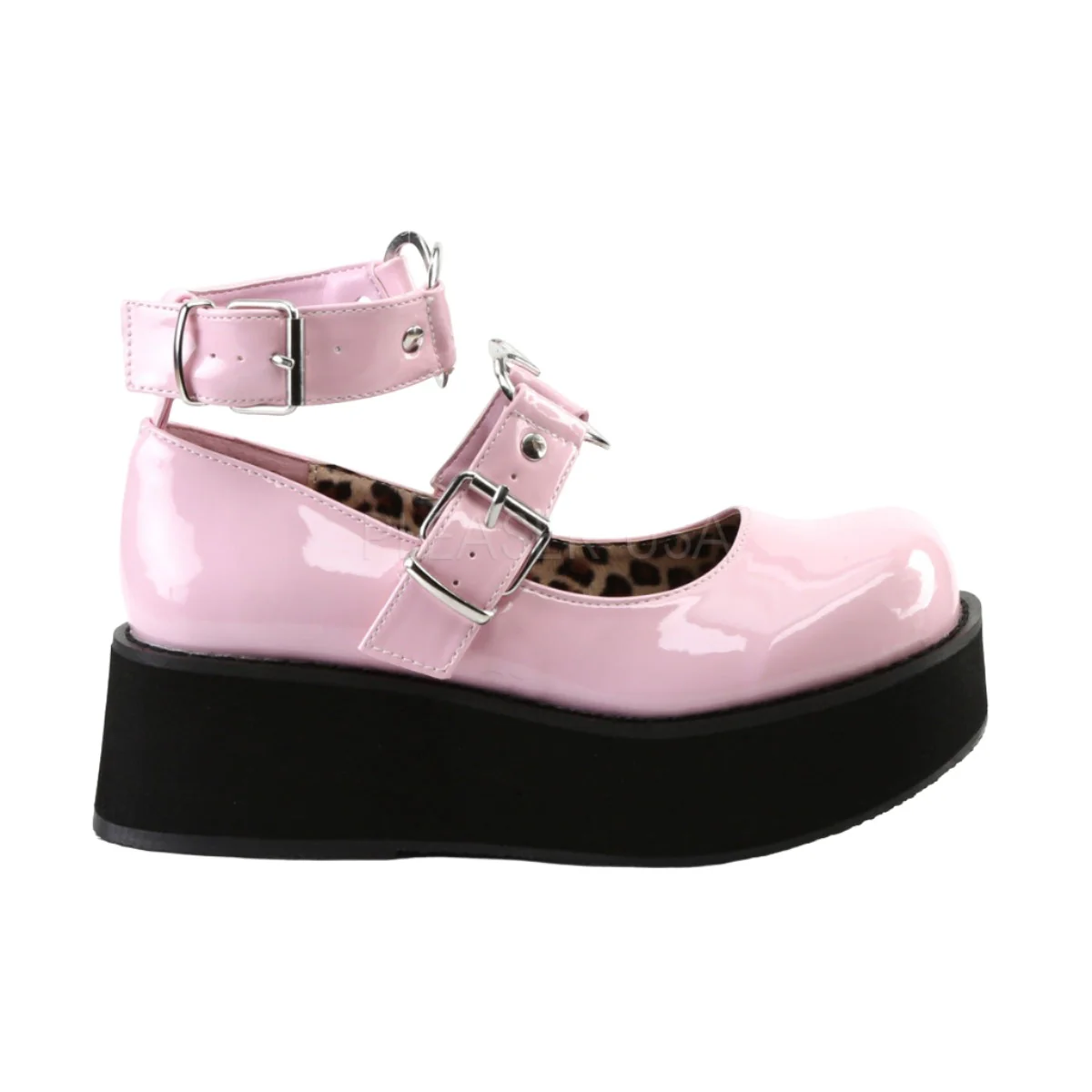 DemoniaCult SPRITE 02 Shoes Pink (UK3, 4, 5, 8, 9) - Image 6