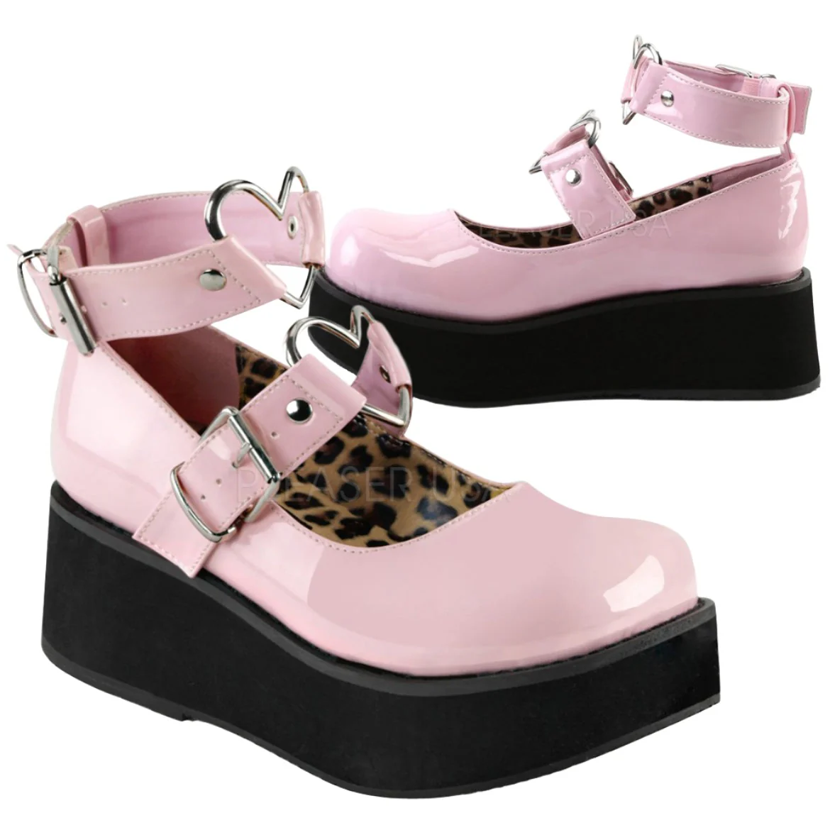 DemoniaCult SPRITE 02 Shoes Pink (UK3, 4, 5, 8, 9) - Image 7