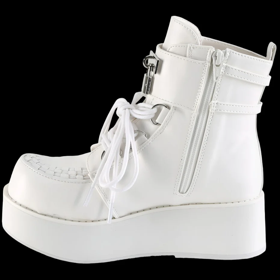 DemoniaCult SPRITE-70 Boots White (UK8, 9) - Image 4