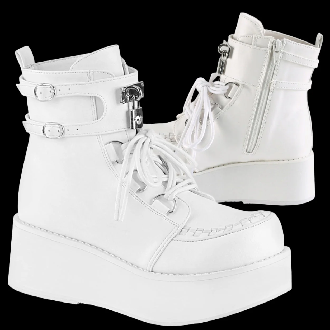 DemoniaCult SPRITE-70 Boots White (UK8, 9) - Image 7