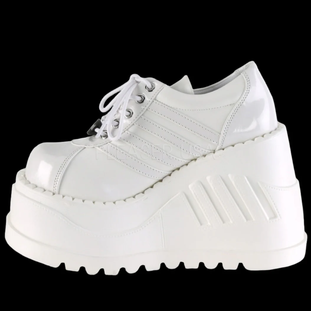 DemoniaCult STOMP 08 Shoes White (UK7) - Image 4