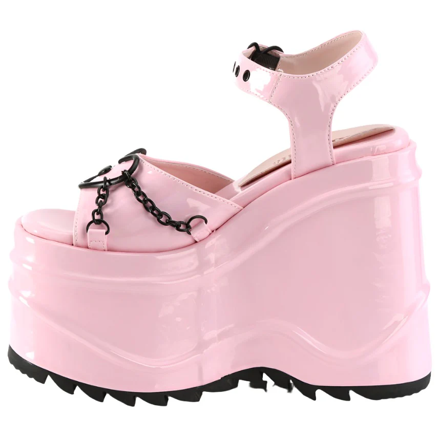 DemoniaCult WAVE 09 Pink Shoes (UK6) - Image 2