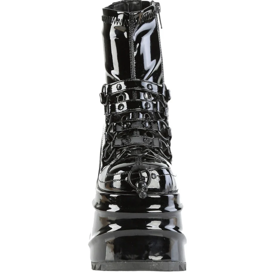 DemoniaCult WAVE 110 Patent Boots (UK7, 9) - Image 5