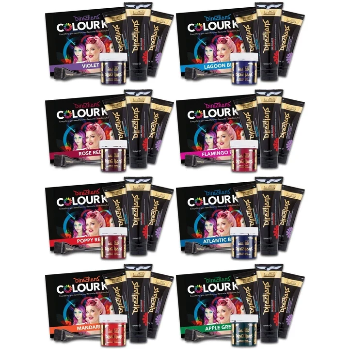 Directions Lagoon Blue Hair Dye Kit - Image 3
