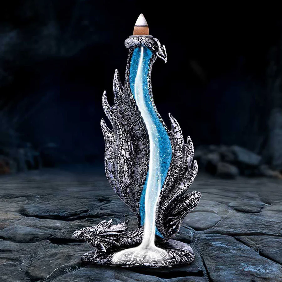 Dragon Flame Backflow Incense Burner 20cm - Image 5