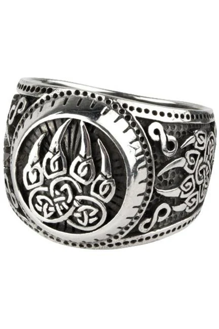 Echt etNox Bears Paw Ring Sterling Silver